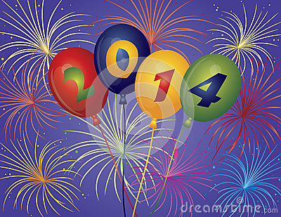happy-new-year-balloons-fireworks-illustration-display-background-34351820